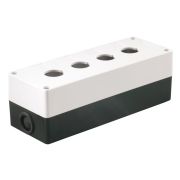 Корпус КП104 для кнопок 4 места белый (BKP10-4-K01) Корпус для кнопочных постов