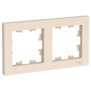 AtlasDesign рамка 2-местная универсальная, бежевый (ATN000202) Рамка