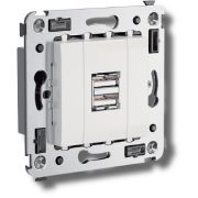 Розетка USB в стену Avanti белое облако (4400543) Розетка USB