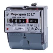 Меркурий 201.7 1ф 5-60А 1 класс точности, 1 тариф (00000032680) Счетчик электроэнергии