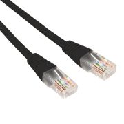 Патч-корд U/UTP CAT 6, RJ45-RJ45, 26AWG, LSZH, черный, 0.3м REXANT (02-0292-03) Патч-корд UTP