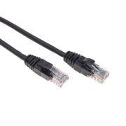 Патч-корд U/UTP, CAT 5e, RJ45-RJ45, 26AWG, LSZH, черный, 0,3м REXANT (02-0102-03) Патч-корд UTP