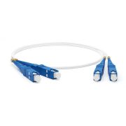 FC-D2-9A1-SC/UR-SC/UR-H-1M-LSZH-WH Патч-корд волоконно-оптический SC-SC