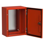 Корпус металлический TITAN 5 ЩМП-40.30.20 400х300х200 УХЛ1 IP66 RAL3020 красный с монтажной платой (TI5-13-N-040-030-020-66) Корпус металлический с монтажной платой