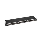 Панель коммутационная 19«, 1U, 24 порта, STP, RJ-45, CAT 5e REXANT PRO (02-0041) Патч-панель 19»
