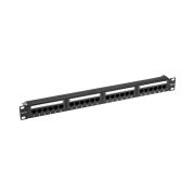 Панель коммутационная с кабельным органайзером 19«, 1U, 24 порта, RJ-45, CAT 6, UTP REXANT PRO (02-0231) Патч-панель 19»