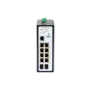 Управляемый промышленный POE коммутатор уровня 2 SNR-S215Gi-8T-POE