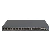 Управляемый PoE коммутатор уровня 3 BDCOM S2900-48P6X, 48x 10/100/1000Base-T PoE 802.3af/at до 740W, 6x 1/10GE SFP+, 220VAC + 44-57VDC