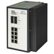 Управляемый промышленный POE коммутатор уровня 2 SNR-S212i-8POE-AC