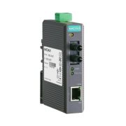 Медиаконвертер Ethernet 10/100BaseTX в 100BaseFX (многомодовое оптоволокно) в пластиковом корпусе MOXA