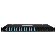 Пассивный оптический отвод 16 портов LC/UPC (деление 1х2), SM, 1U
