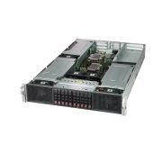 Платформа Supermicro 2U 2029GP-TR, до двух процессоров Intel Scalable, DDR4, 10x2,5