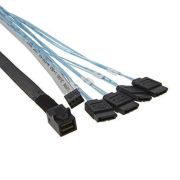 Кабель HDmSAS-4SATA 100см, внутренний