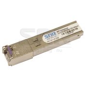 Одноволоконный модуль, SFP SGMII WDM, разъем LC simplex, рабочая длина волны Tx/Rx: 1550/1310нм, дальность до 10км