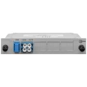 Мультиплексор CWDM одноволоконный 2-канальный, (trx:1550/1530, 1570/1510), в пластиковом слоте