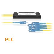 Делитель оптический планарный SNR-PLC-1x8, корпус, разъемы SC/UPC