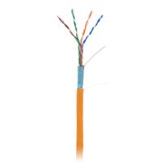 Кабель NETLAN F/UTP 4 пары, Кат.5e (Класс D), 100МГц, одножильный, BC (чистая медь), внутренний, LSZH нг(B)-HF, оранжевый, 305м