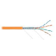 Кабель NIKOLAN F/UTP 4 пары, Кат.5e (Класс D), тест по ISO/IEC, 100МГц, одножильный, BC (чистая медь), 24AWG (0,50мм), внутренний, LSZH нг(А)-HFLTx