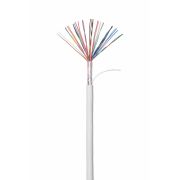 Кабель NETLAN U/UTP 16 пар, Кат.5 (Класс D), 100МГц, одножильный, BC (чистая медь), внутренний, PVC нг(B), серый, 305м