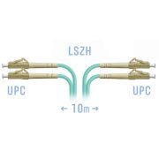 Патчкорд оптический LC/UPC MM Duplex 10 метров