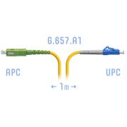 Патчкорд оптический LC/UPC-SC/APC SM G.657.A1 1 метр