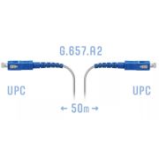 Патчкорд оптический FTTH SC/UPC, кабель 604-02-01W, 50 метров