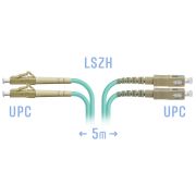 Патчкорд оптический LC/UPC-SC/UPC MM Duplex 5 метров