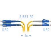 Патчкорд оптический LC/UPC-SC/UPC SM G.657.A1 Duplex 1 метр