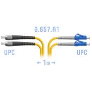 Патчкорд оптический LC/UPC-FC/UPC SM G.657.A1 Duplex 1 метр