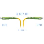 Патчкорд оптический SC/APC SM G.657.A1 5 метров