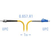 Патчкорд оптический LC/UPC-ST/UPC SM G.657.A1 1 метр