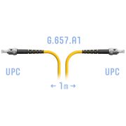 Патчкорд оптический ST/UPC SM G.657.A1 1 метр