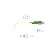 Пигтейл SC/APC SM (0.9) 0,5 m