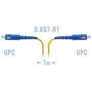 Патчкорд оптический SC/UPC SM G.657.A1 1 метр, 2мм