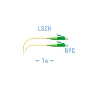 Шнур монтажный оптический LC/APC SM 1м. (0,9)