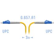 Патчкорд оптический LC/UPC SM G.657.A1 3 метра