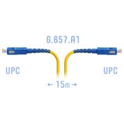 Патчкорд оптический SC/UPC SM G.657.A1 15 метров