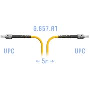 Патчкорд оптический ST/UPC SM G.657.A1 5 метров