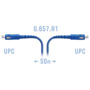 Патчкорд оптический армированный SC/UPC 50метров