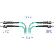 Патчкорд оптический ST/UPC MM Duplex 3метра