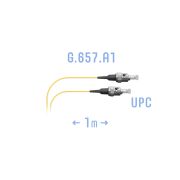 Шнур монтажный оптический ST/UPC SM G.657.A1 1 метр