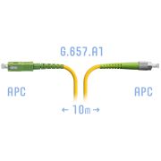 Патчкорд оптический FC/APC-SC/APC SM G.657.A1 10 метров
