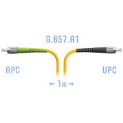 Патчкорд оптический FC/APC-FC/UPC SM G.657.A1 1 метр