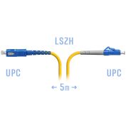 Патчкорд оптический LC/UPC-SC/UPC SM 5метров