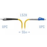 Патчкорд оптический LC/UPC-FC/UPC SM 55 метров