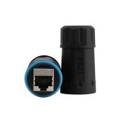 Герметичный соединитель для RJ-45 8P8С проходного типа, cat.6, IP-68