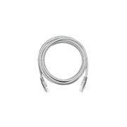 Коммутационный шнур NETLAN U/UTP 4 пары,Кат.5е (Класс D),100МГц, 2хRJ45/8P8C, T568B, заливной, BC (чистая медь), PVC нг(B),серый, 1,5м, уп 10шт