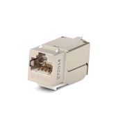 Вставка Keystone Jack RJ-45(8P8C), категория 6, экранированная, 110 IDC, заделка с помощью NE-TOOL, белая