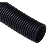 Труба гофрированная легкая d63мм с протяжкой безгалоген. трудногорючая (FRHF) черн. (уп.15м) Ruvinil