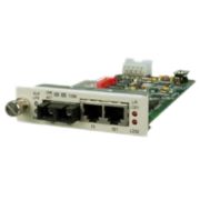 Карта 2xE1, 1xFE, встроенный трансивер для установки в шасси RC001-1